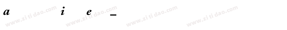 Adobe Garamond Italic Expert字体转换